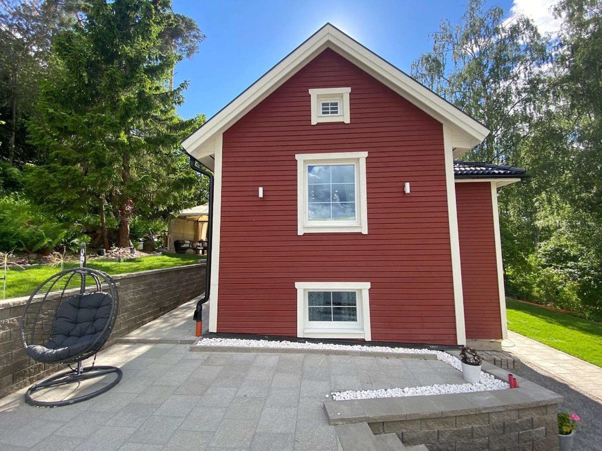 Charming Apartment In A Red House In Sztokholm Zewnętrze zdjęcie