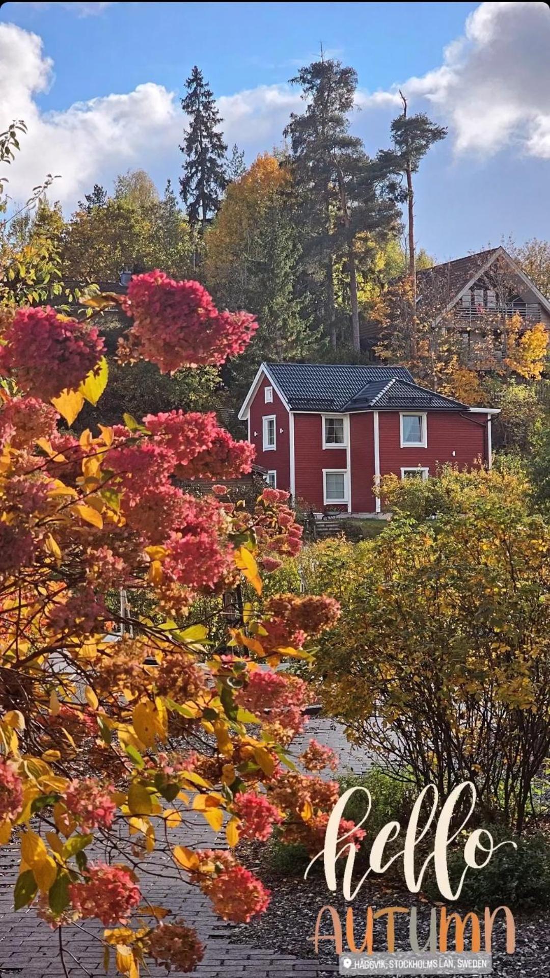 Charming Apartment In A Red House In Sztokholm Zewnętrze zdjęcie